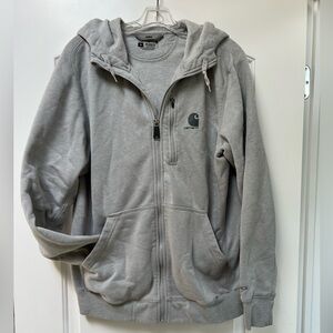 Carhartt Light Gray Relaxed Fit Hoodie